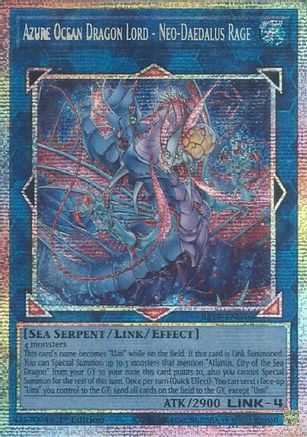 Azure Ocean Dragon Lord - Neo-Daedalus Rage (Starlight Rare) [BETB-EN046] Starlight Rare