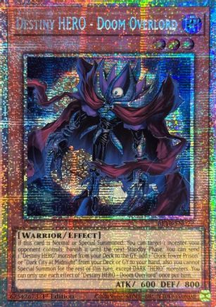 Destiny HERO - Doom Overlord (Starlight Rare) [BETB-EN022] Starlight Rare