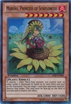 Marina, Princess of Sunflowers [SHSP-EN040] Super Rare