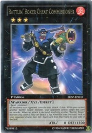 Battlin' Boxer Cheat Commissioner [SHSP-EN049] Rare