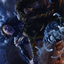 Olivia's Midnight Ambush // Olivia's Midnight Ambush (AMID-039) - Midnight Hunt Art Series (Borderless) Foil