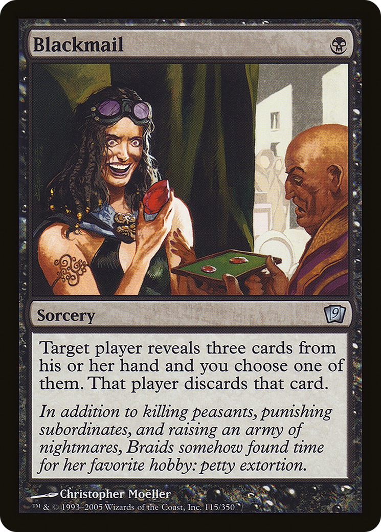 Blackmail (9ED-115) - 9th Edition Foil