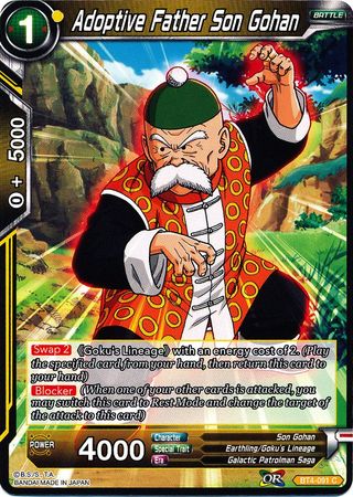 Adoptive Father Son Gohan (BT4-091) [Colossal Warfare]