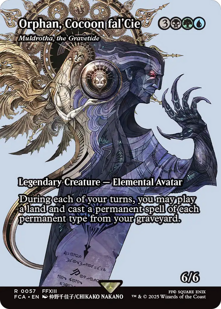 Muldrotha, the Gravetide [FINAL FANTASY: Through the Ages] / Orphan, Cocoon fal'Cie (Borderless) Rare