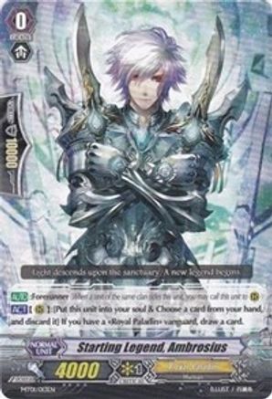 Starting Legend, Ambrosius (MT01/013EN) [Mega Trial Deck 1: Rise to Royalty]