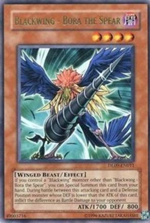 Blackwing - Bora the Spear (Green) [DL09-EN011] Rare