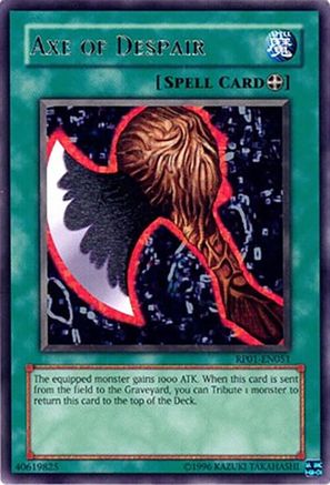 Axe of Despair [RP01-EN051] Rare