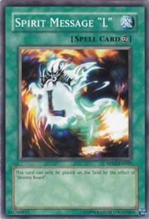 Spirit Message "L" [RP02-EN049] Common