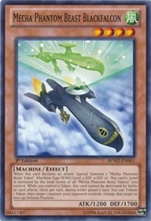 Mecha Phantom Beast Blackfalcon [BPW2-EN061] Common