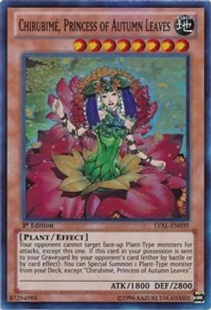 Chirubime, Princess of Autumn Leaves [LVAL-EN039] Super Rare