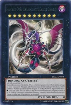 Number C92: Heart-eartH Chaos Dragon [LVAL-EN050] Rare