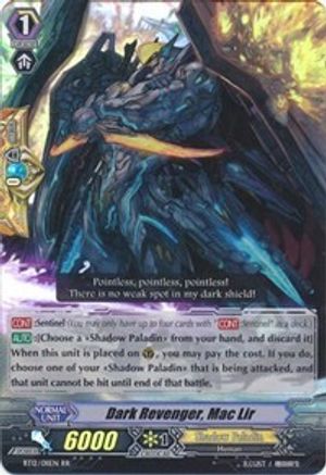 Dark Revenger, Mac Lir (BT12/011EN) [Binding Force of the Black Rings]