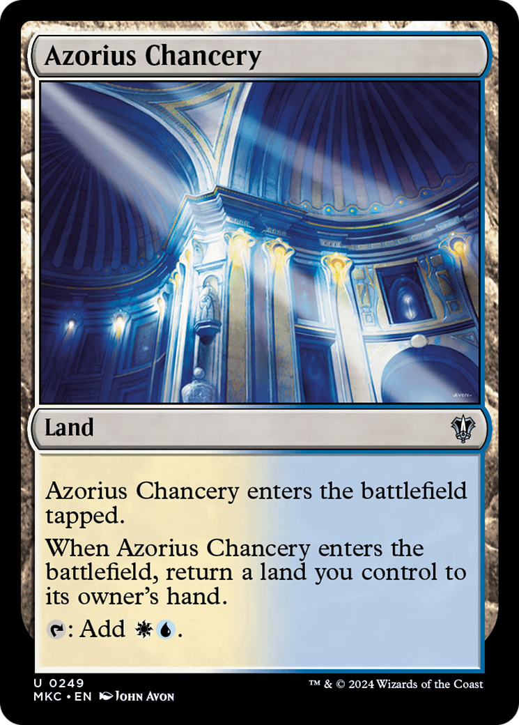 Azorius Chancery [Murders at Karlov Manor Commander]