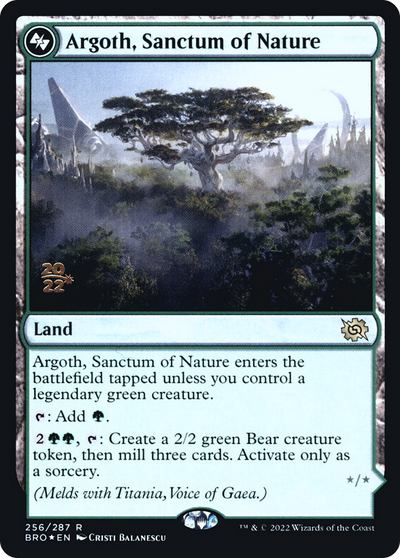 Argoth, Sanctum of Nature [The Brothers' War Prerelease Promos]