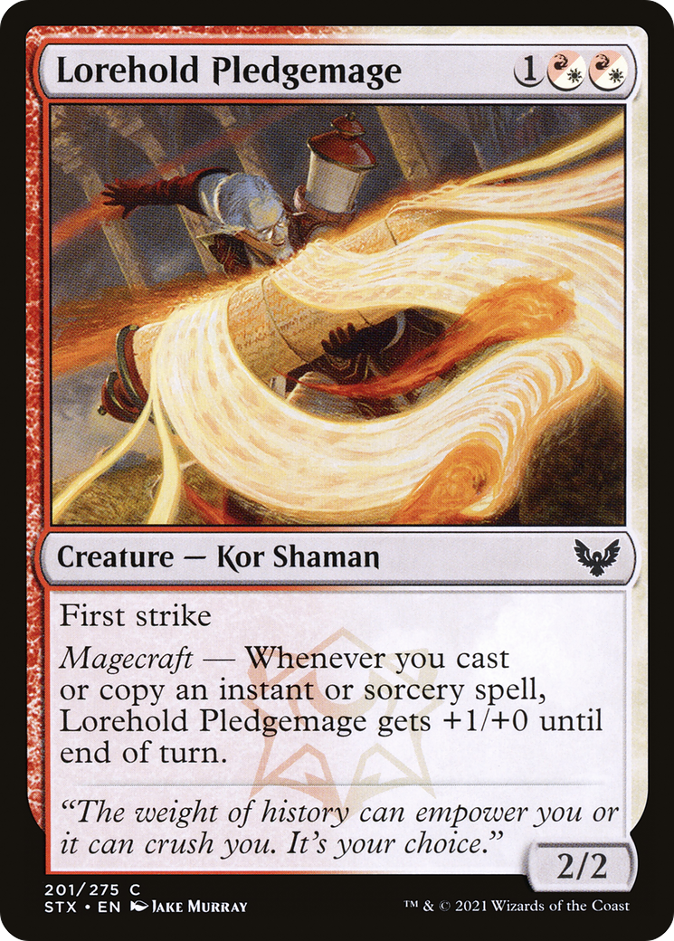 Lorehold Pledgemage [Strixhaven: School of Mages]