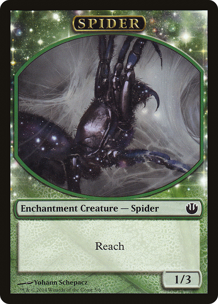 Spider (JOU-005) - Journey into Nyx Tokens: (enchantment)