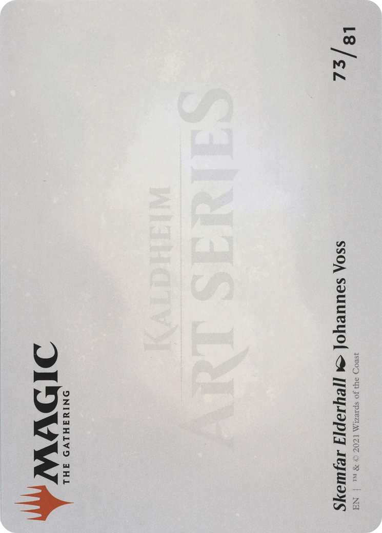 Skemfar Elderhall // Skemfar Elderhall (ASKHM-073) - Art Series: Kaldheim (Borderless) Foil