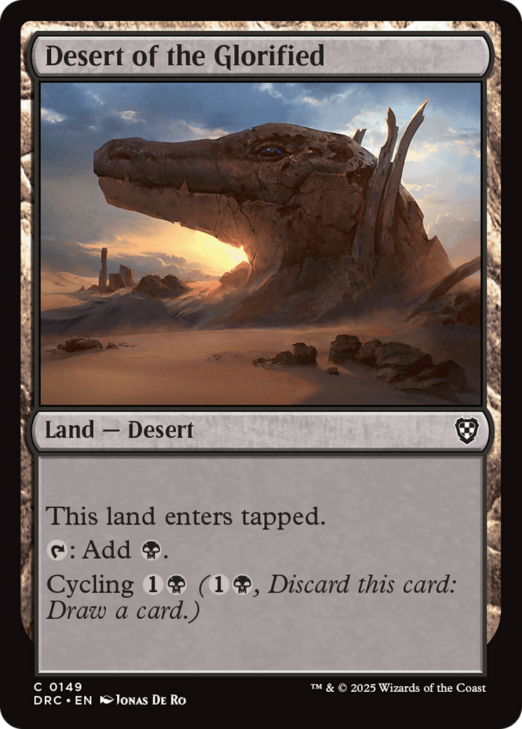 Desert of the Glorified [Aetherdrift Commander]