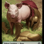 Boar // Merfolk (0003) Double-Sided Token [The Lost Caverns of Ixalan Commander Tokens]