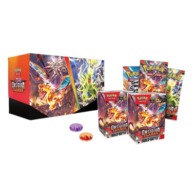 Pokemon TCG: Scarlet & Violet: Obsidian Flames Build & Battle Stadium *Sealed*