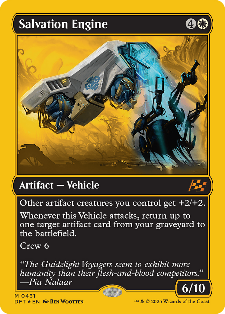 Salvation Engine (First-Place Foil) [Aetherdrift]