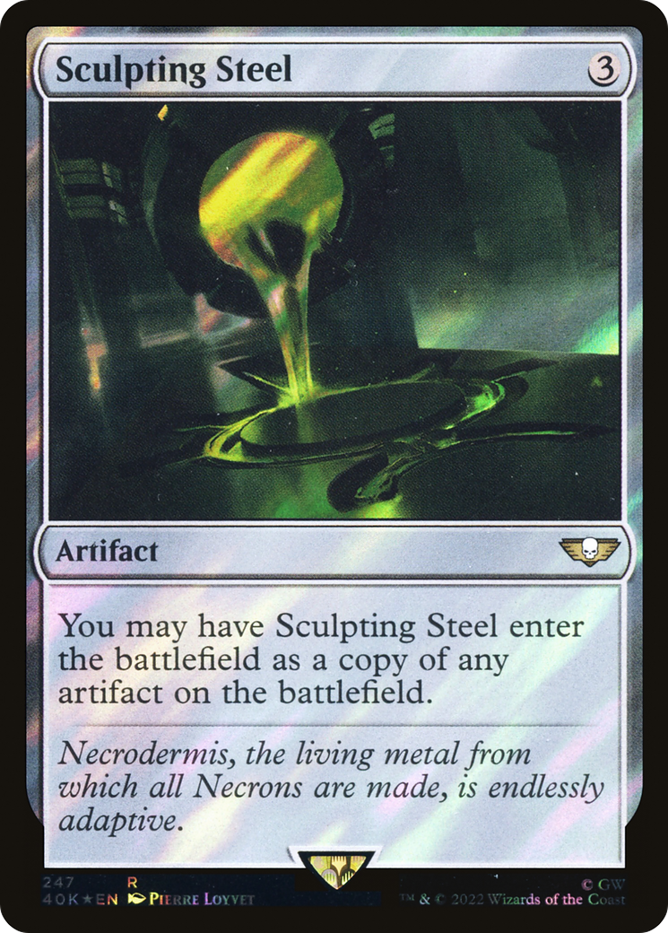 Sculpting Steel (Surge Foil) [Warhammer 40,000]