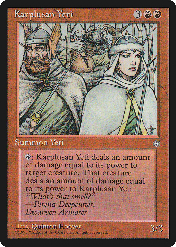 Karplusan Yeti (ICE-) - Ice Age