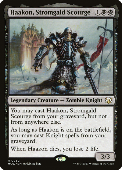 Haakon, Stromgald Scourge [March of the Machine Commander]