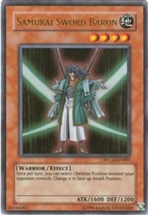 Samurai Sword Baron [WC10-EN001] Super Rare