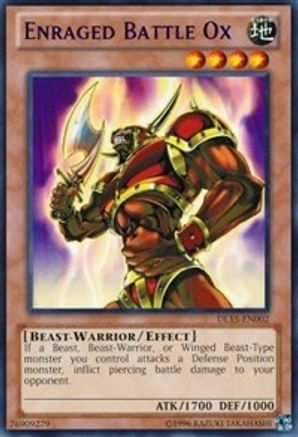 Enraged Battle Ox (Blue) [DL15-EN002] Rare