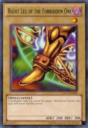 Right Leg of the Forbidden One (Blue) [DL11-EN002] Rare