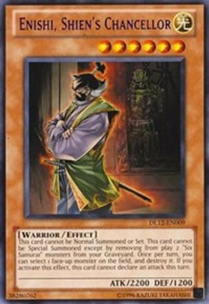Enishi, Shien's Chancellor (Purple) [DL12-EN009] Rare