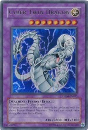 Cyber Twin Dragon [DR04-EN035] Ultra Rare