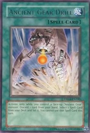Ancient Gear Drill [DR04-EN160] Rare