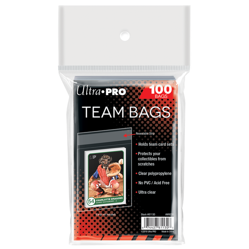 Ultra Pro - Team Bags - Resealable