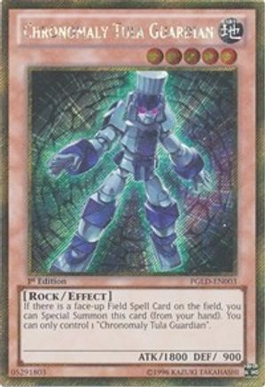 Chronomaly Tula Guardian [PGLD-EN003] Gold Secret Rare