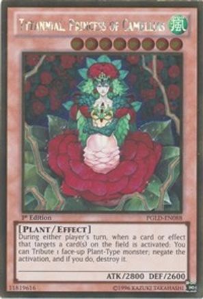 Tytannial, Princess of Camellias [PGLD-EN088] Gold Rare