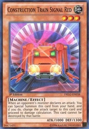 Construction Train Signal Red [DRLG-EN038] Super Rare