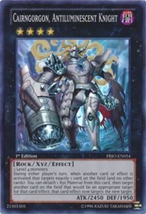 Cairngorgon, Antiluminescent Knight [PRIO-EN054] Super Rare