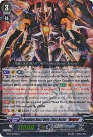 Deadliest Beast Deity, Ethics Buster "Reverse" (BT13/S04EN) [Catastrophic Outbreak]