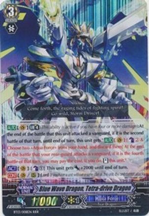 Blue Wave Dragon, Tetra-drive Dragon (BT13/008EN) [Catastrophic Outbreak]