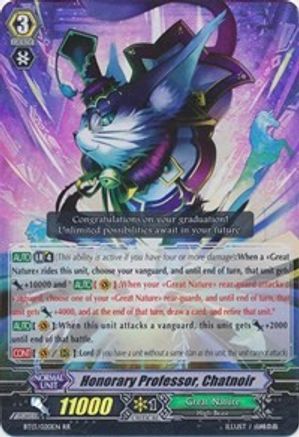 Honorary Professor, Chatnoir (BT13/020EN) [Catastrophic Outbreak]
