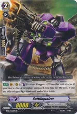 Gattlingraizer (BT13/063EN) [Catastrophic Outbreak]