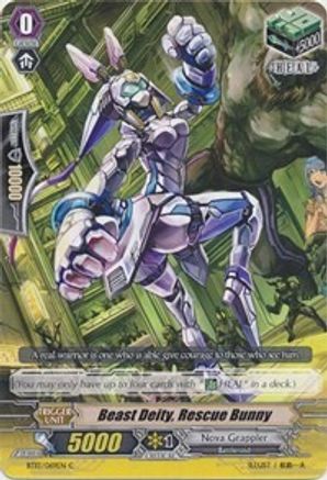 Beast Deity, Rescue Bunny (BT13/069EN) [Catastrophic Outbreak]