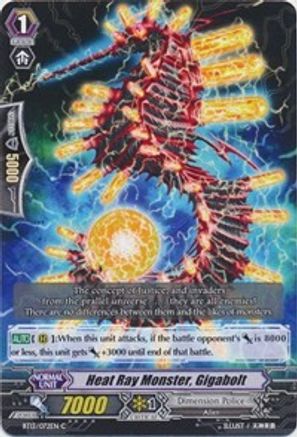 Heat Ray Monster, Gigabolt (BT13/072EN) [Catastrophic Outbreak]