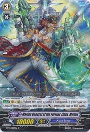 Marine General of the Furious Tides, Myrtus (BT13/089EN) [Catastrophic Outbreak]