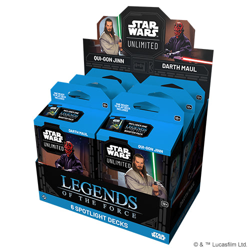 Star Wars Unlimited - Legends of the Force Spotlight Decks *Sealed*
