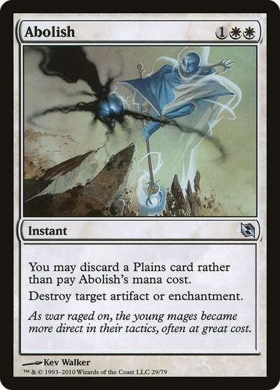 Abolish [Duel Decks: Elspeth vs. Tezzeret]