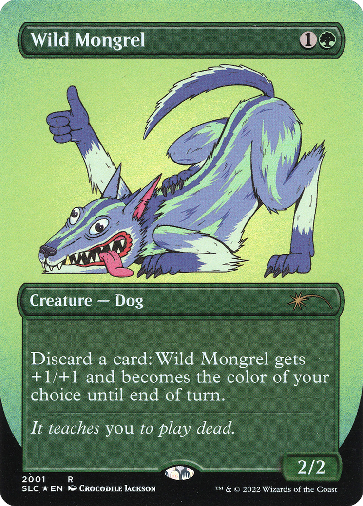 Wild Mongrel (Borderless) [Secret Lair 30th Anniversary Countdown Kit]