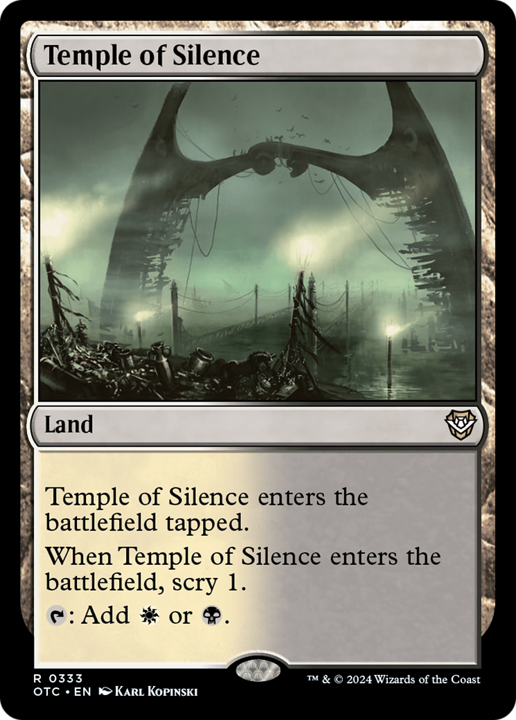 Temple of Silence [Outlaws of Thunder Junction Commander]